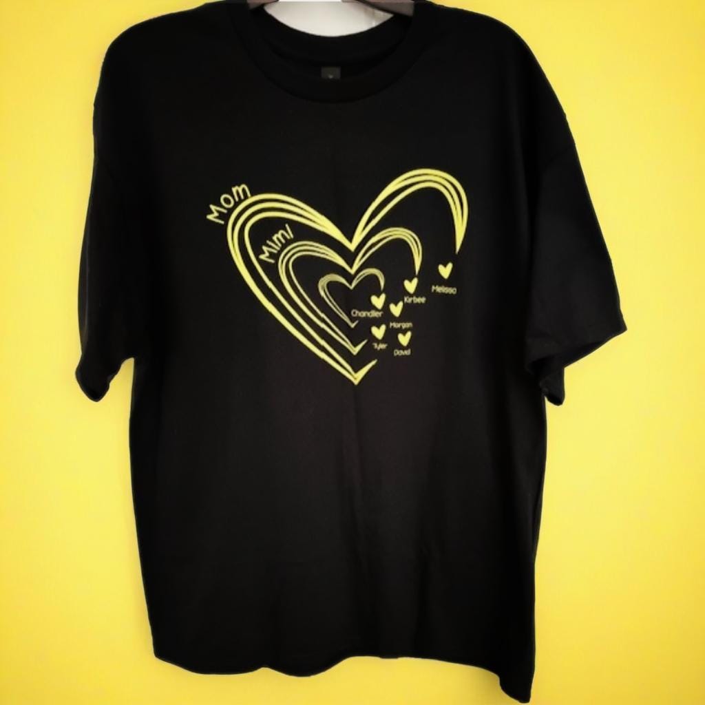 Personalized Mom/Grandparent t-shirt