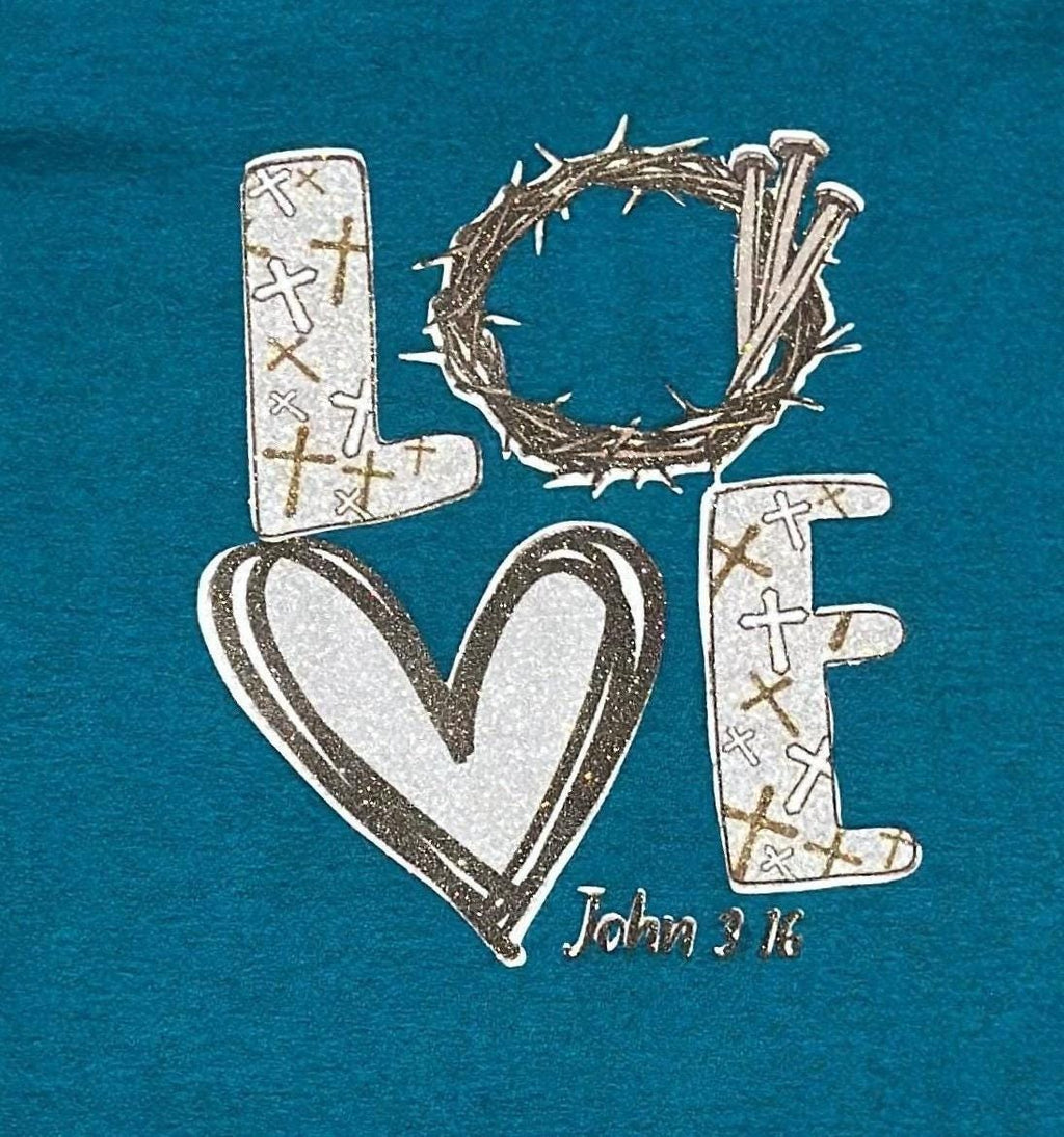 Love - John 3:16 t-shirt-adult