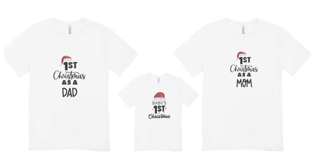 Baby's First Christmas t-shirt-Adult