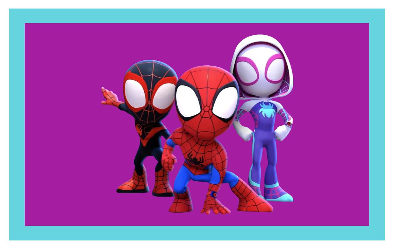 Spidey and Friends 20 oz Water Bottle Tumbler: Customizable Colors