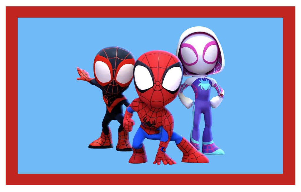 Spidey and Friends 20 oz Water Bottle Tumbler: Customizable Colors