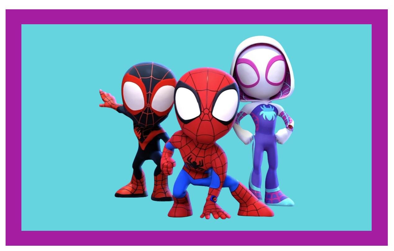 Spidey and Friends 20 oz Water Bottle Tumbler: Customizable Colors