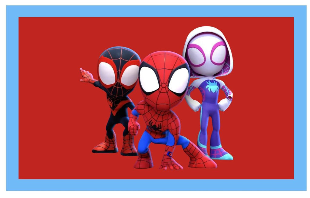 Spidey and Friends 20 oz Water Bottle Tumbler: Customizable Colors