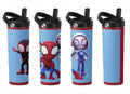 Spidey and Friends 20 oz Water Bottle Tumbler: Customizable Colors