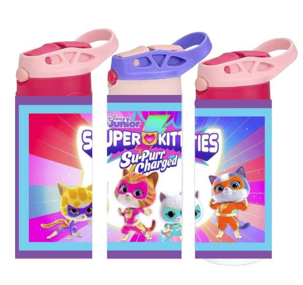 Super Kitties toddler cup digital download