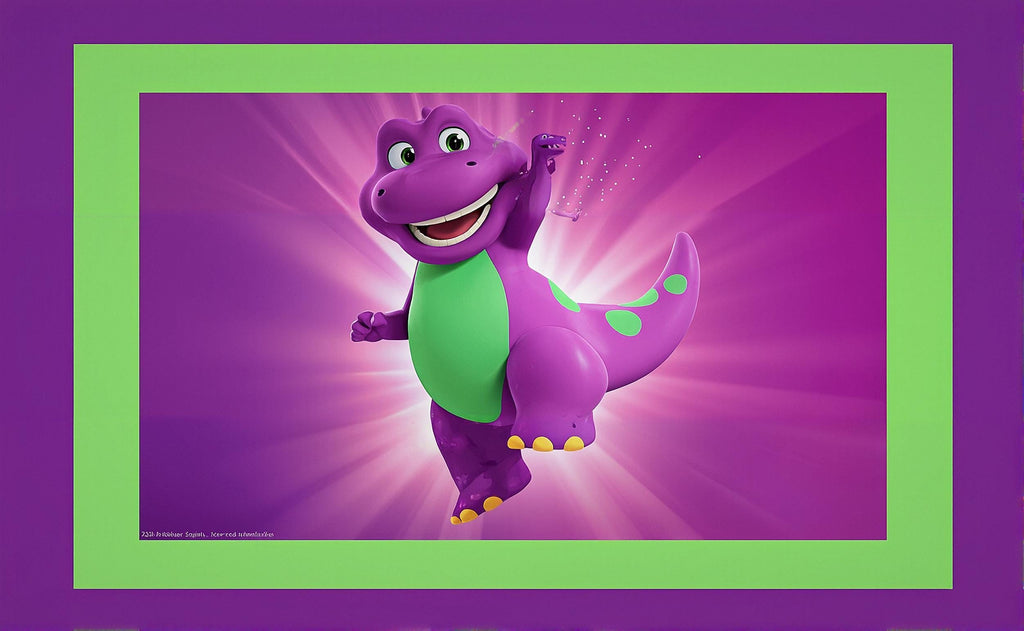 Barney's World toddler cup digital download