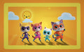 Super Kitties toddler cup digital download