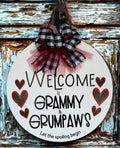 WELCOME...Let the Spoiling Begin door sign