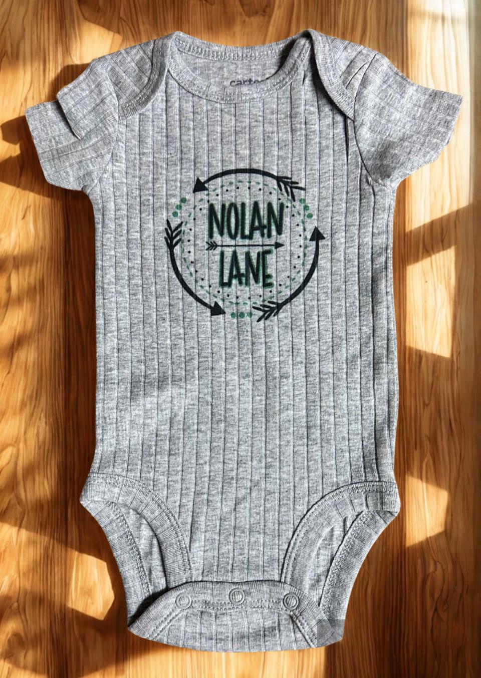 Personalized name onesie/tshirt