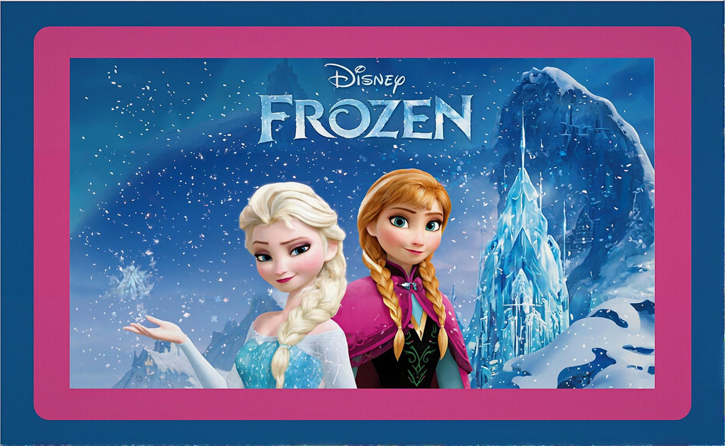 Frozen Sisters Printable Wall Art Digital Download - Elsa & Anna Ice Castle