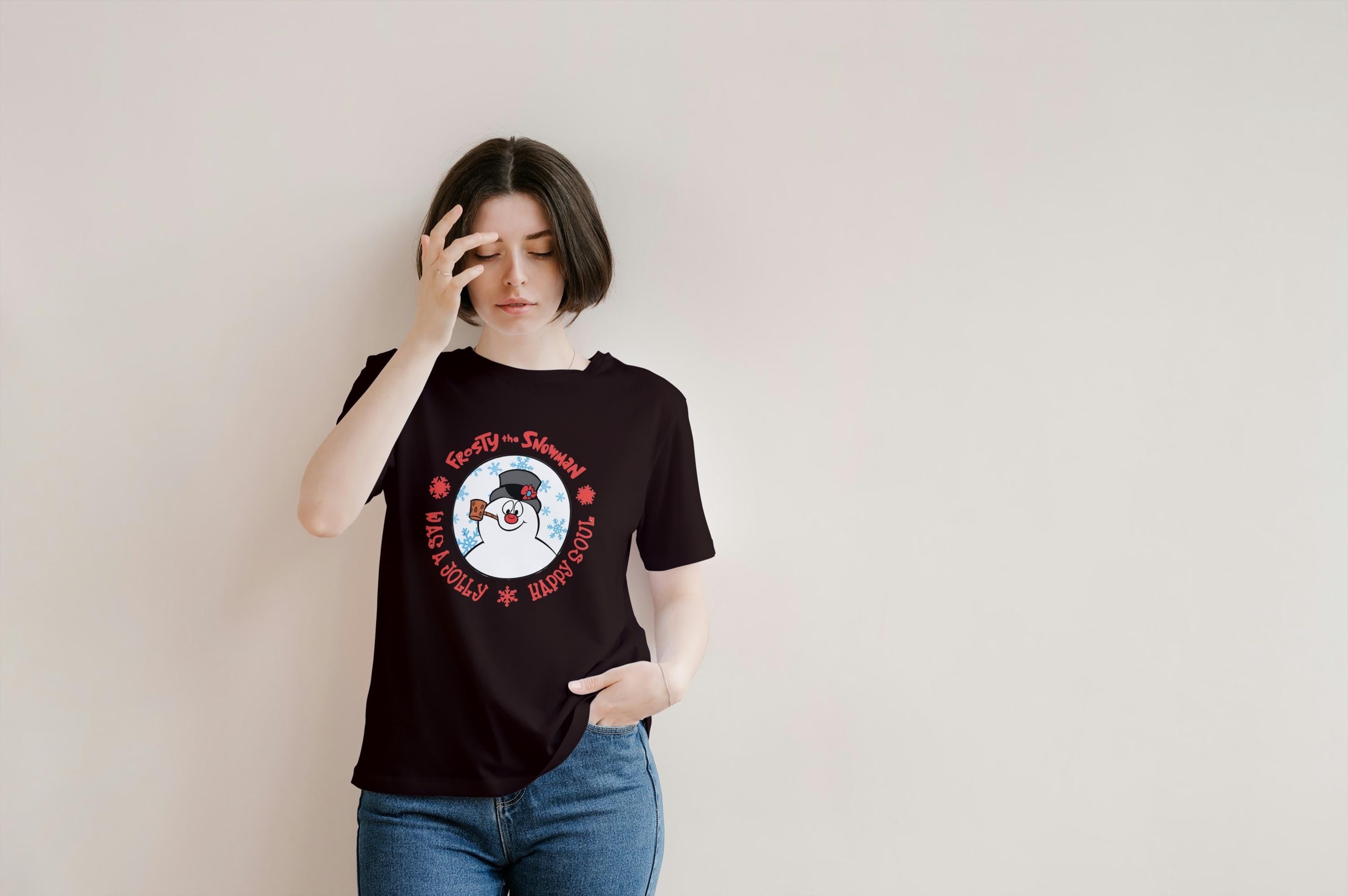 Frosty the Snowman Christmas T-Shirt – Jolly Happy Soul Winter Tee