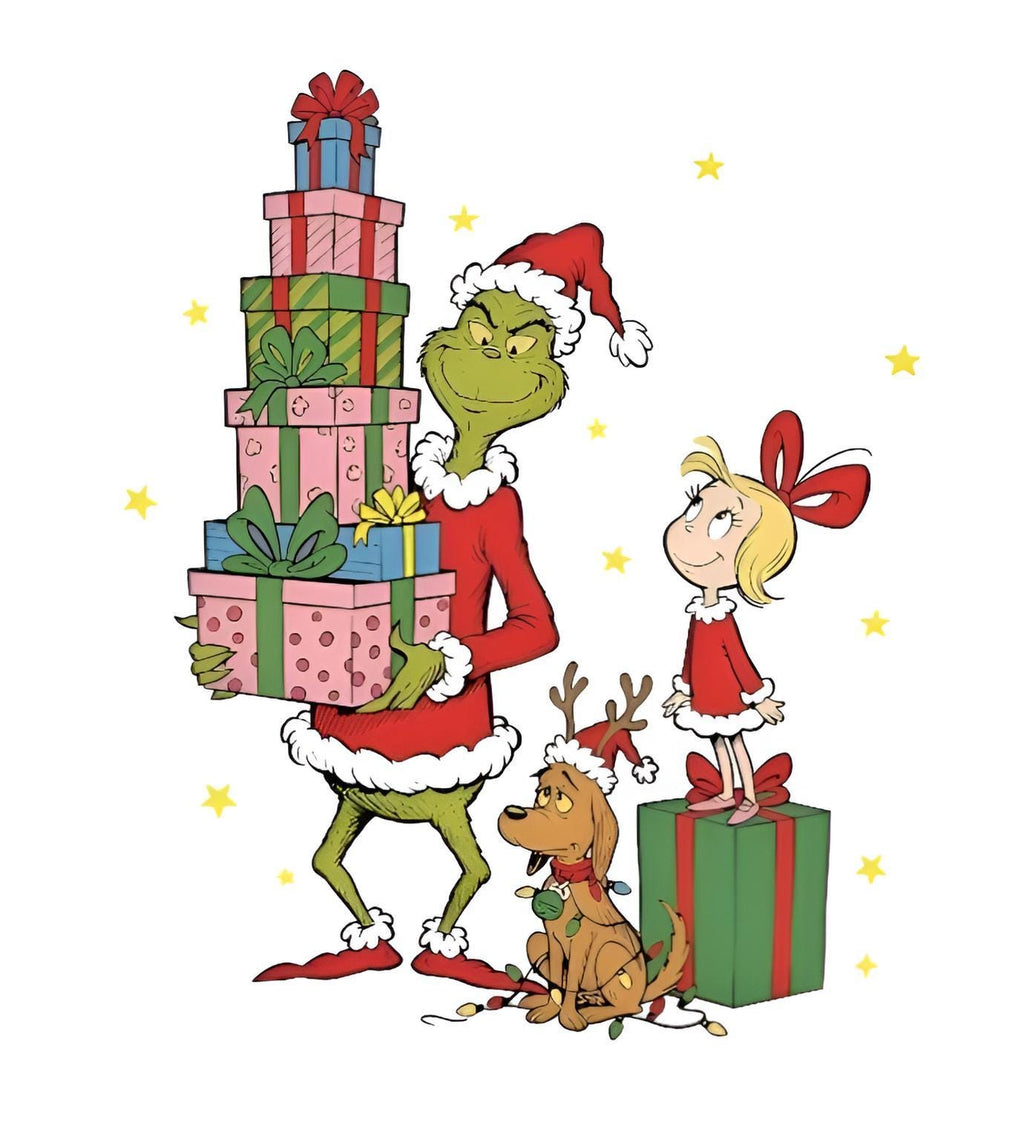 Adult Grinch Christmas T-Shirt – Cindy Lou Who & Max – Funny Holiday Tee