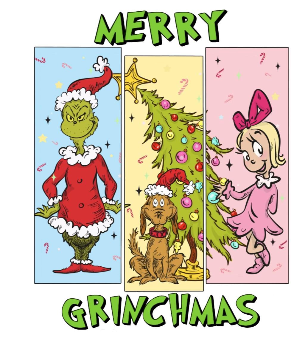 Merry Grinchmas T-Shirt – Whoville Holiday Graphic Tee-Adult