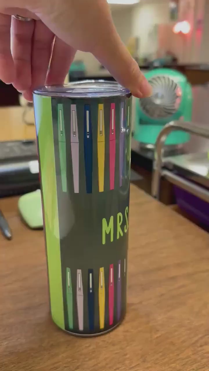 Personalized marker 20 oz tumbler